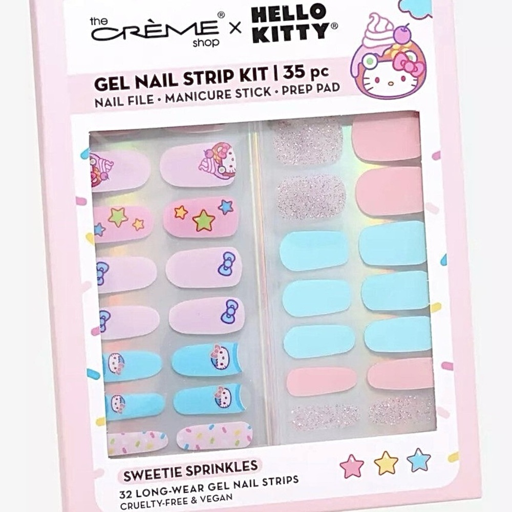 Hello Kitty Gel Nail Strip Kit
